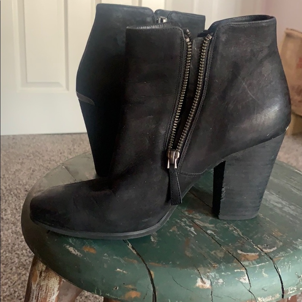Brand new suede & leather booties.